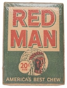 1954 Red Man Tobacco Unopened Box – Pee Wee Reese